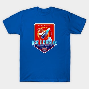 Ice League Fantasy Football College Pick'Em 2023 - Front Design T-Shirt